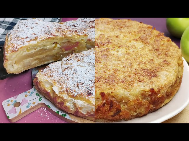 Вкуснятина вместо надоевшей шарлотки! Два пирога с яблоками без замеса теста, вкусно и просто