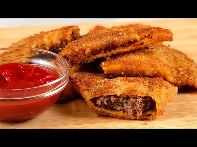 Яичные блинчики с мясом, вместо пирожков. Вся семья подсела на эти вкусняшки