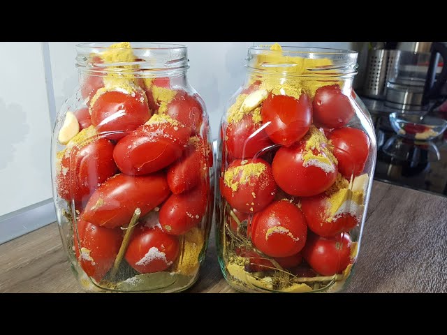 Зимой открыли банку и ахнули как вкусно! Квашеные помидоры с горчицей