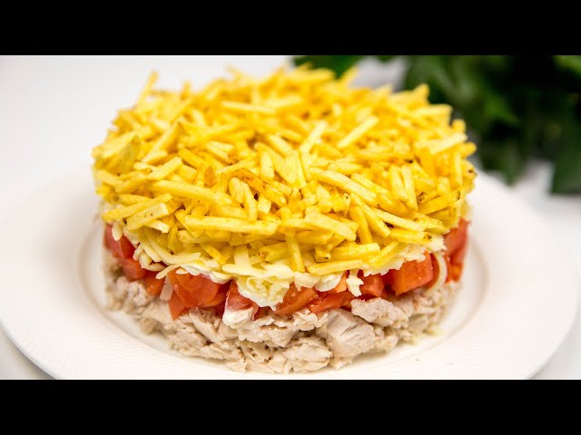 Самый простой и очень вкусный салат на праздничный стол понравится всем гостям