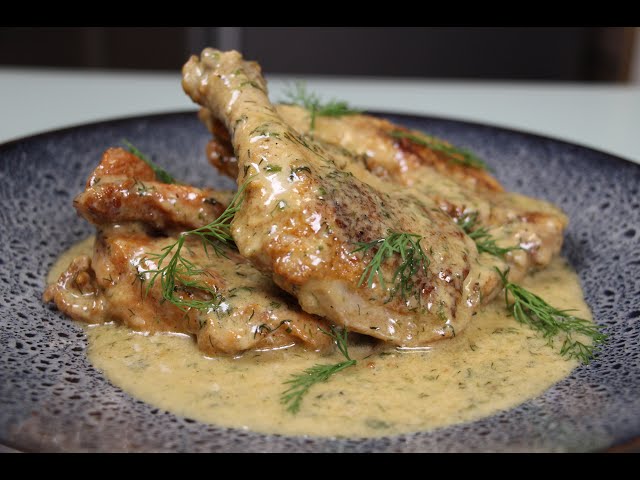 Шкмерули , вкуснейшее блюдо в сливочном соусе! Грузинская кухня 