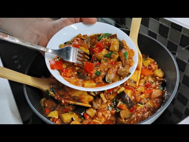 Закуска из овощей. Муж готовит 