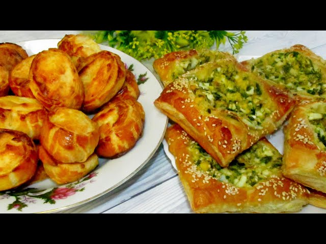 Лучшая выпечка из слоёного теста! Самые вкусные начинки! Будете довольны