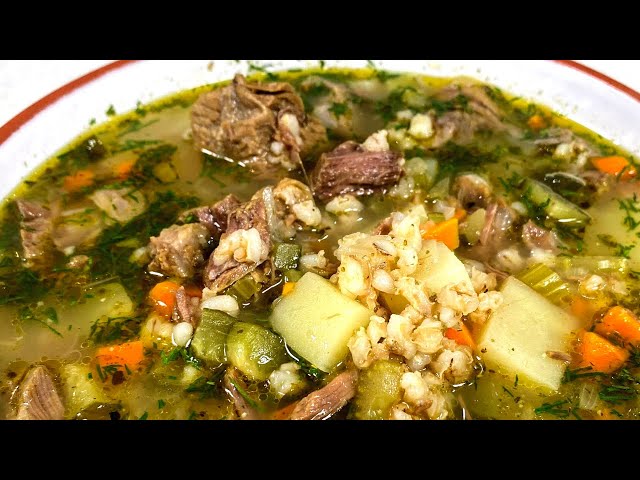 Рассольник с перловкой и солеными огурцами. Как сварить рассольник с перловкой. Рассольник рецепт