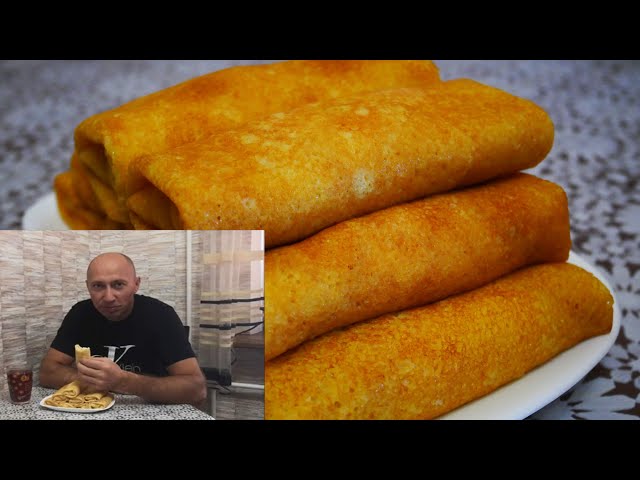 Тонкие ажурные блины на кефире с кипятком без соды без разрыхлителя. Вкусно и быстро