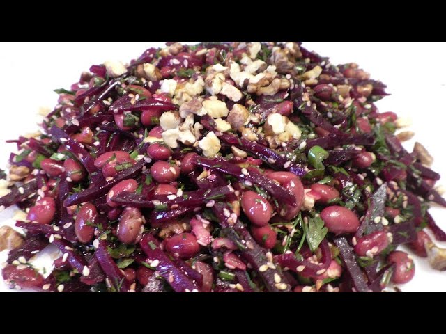 Такой салат из обычной свеклы вы точно не готовили ! Простой и очень вкусный