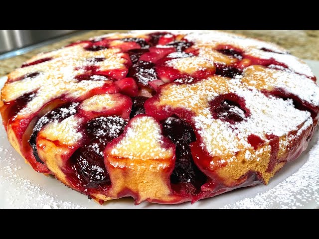 Невероятно простой пирог со сливами в духовке. Вкусный сливовый пирог к чаю. Рецепт пирога