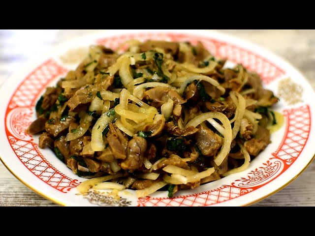 За уши не оттащишь, так вкусно! Бомбическая холодная закуска из куриных сердечек и желудочков