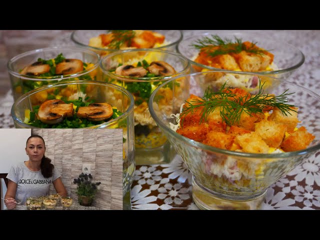 Салаты топчик! Приготовьте быстрые и вкусные салаты