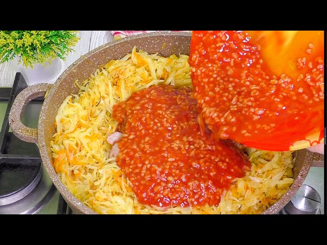 Лучший способ приготовить вкусно капусту! Легкий, доступный и простой рецепт