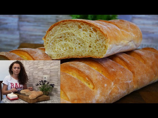 Особый вкус и структура! Батон домашний в духовке. Рецепт на сухом молоке