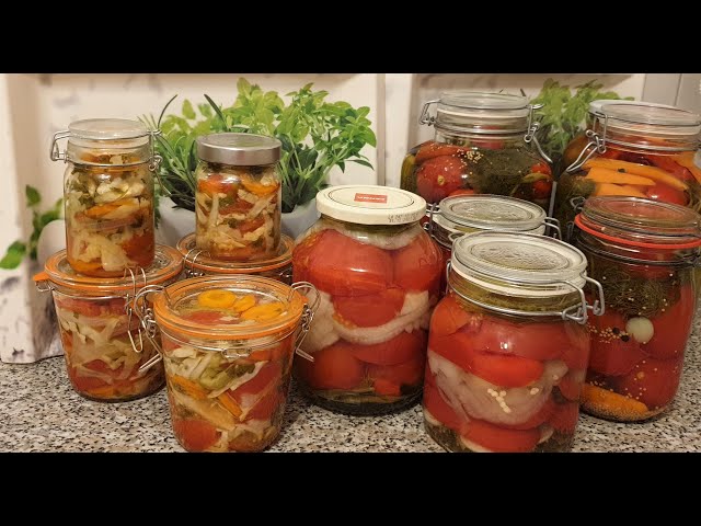 Салат осенний! Помидоры в луковом рассоле