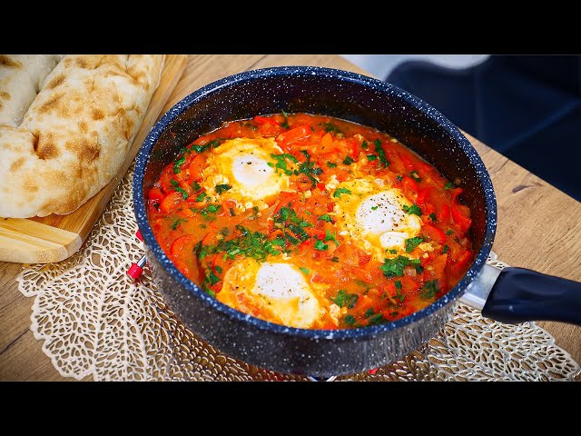Завтрак, который ешь и не можешь остановиться! Шакшука самая вкусная яичница