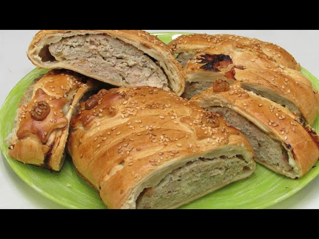 Никто не поверит, что тут яблоки! Мясной пирог с яблоками это так вкусно
