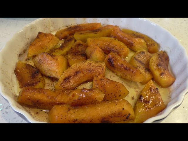 Как вкусно запечь тыкву в духовке ! Очень вкусный десерт из тыквы