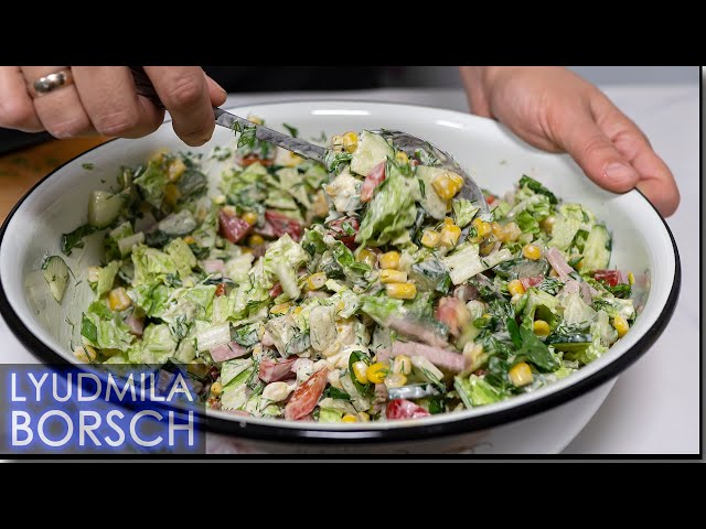 Мировой салат из капусты! Все в восторге. Всего 10 минут и вкуснющий салат на праздник готов