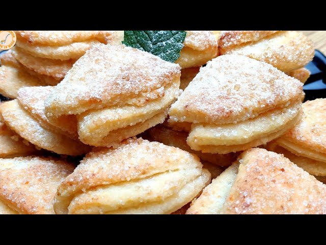 Творожное печенье самый простой рецепт. Слоеное, нежное, хрустящее, Тающее во рту