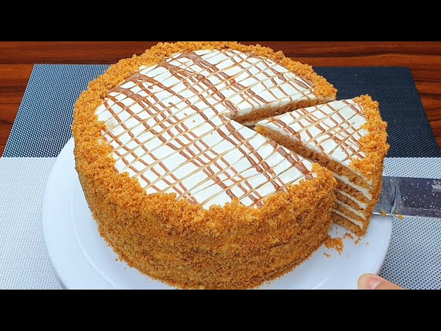 Медовый торт на сковороде! Это самый вкусный торт, который я когда-либо ела