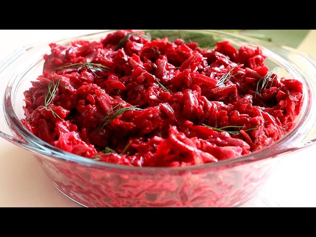 Улетный салат из свеклы! Всего три банальных ингредиента, а какой он вкусный
