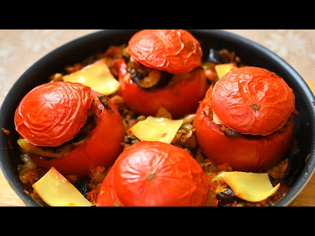Новый рецепт! Вы когда-нибудь готовили? Невероятно вкусно! Простой рецепт помидор