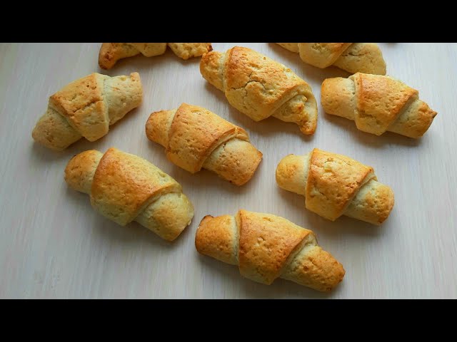 Вкусовое безумие! Без дрожжей за пару минут готовлю рогалики с яблоками
