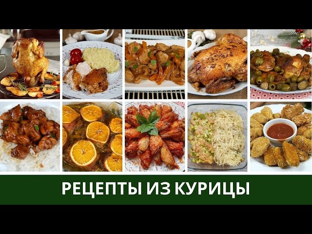 Самые вкусные рецепты из курицы в духовке и на сковороде. Целая, на банке, бедра, филе, крылышки