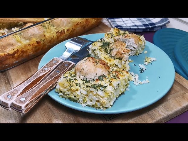 Фарш с кабачками 