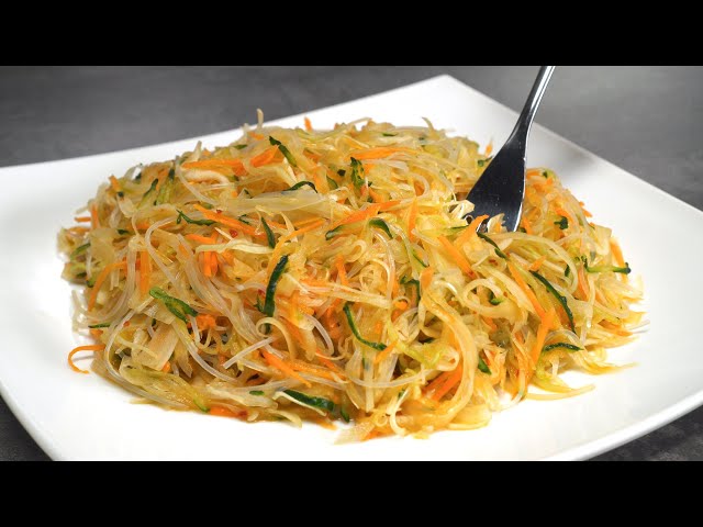 Просто, вкусно и доступно! Салат с фунчозой Хэйхэ за 20 минут на ужин. Рецепт от всегда вкусно