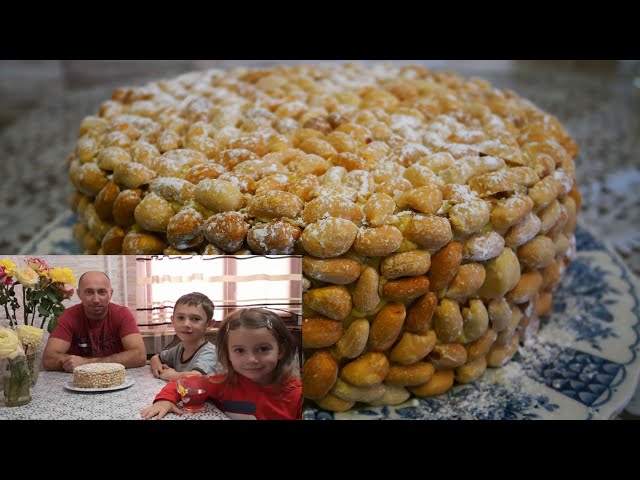 Торт подарочный по госту. Крем шарлотт. Вкусный и сочный торт в домашних условиях