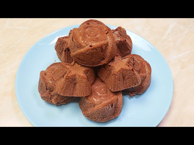 Без миксера. Быстрые кексы из доступных продуктов. Получаются всегда