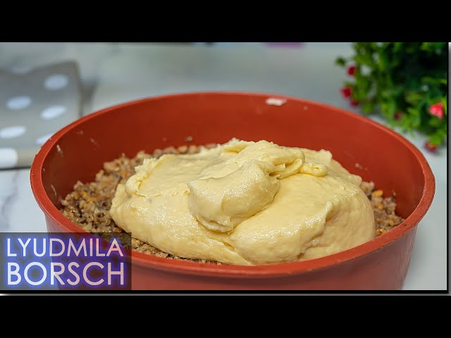 Пирог к чаю Лентяйка. Очень вкусный и без заморочек