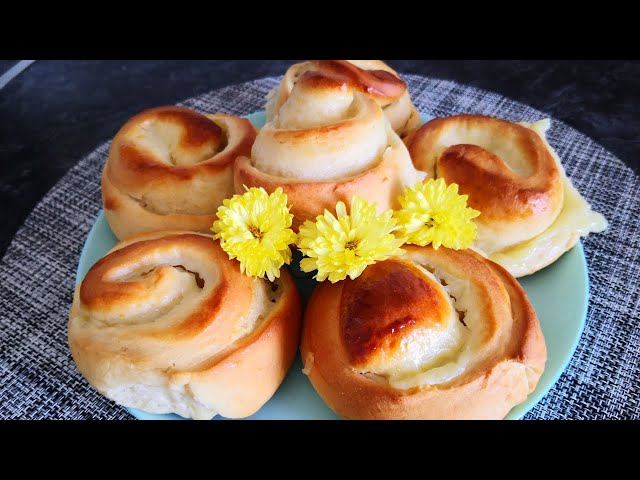 Самое вкусное, сдобное тесто: булочки с заварным кремом