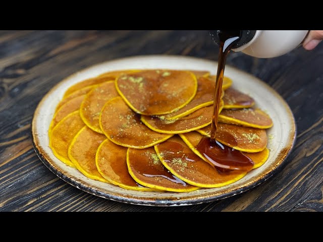 Тыквенные панкейки. Самый вкусный завтрак из тыквы от Лизы Глинской