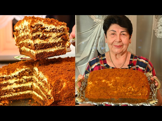 Медовик за 12 минут! Теперь вы будете готовить коржи только так! Ленивый Медовик без раскатки коржей