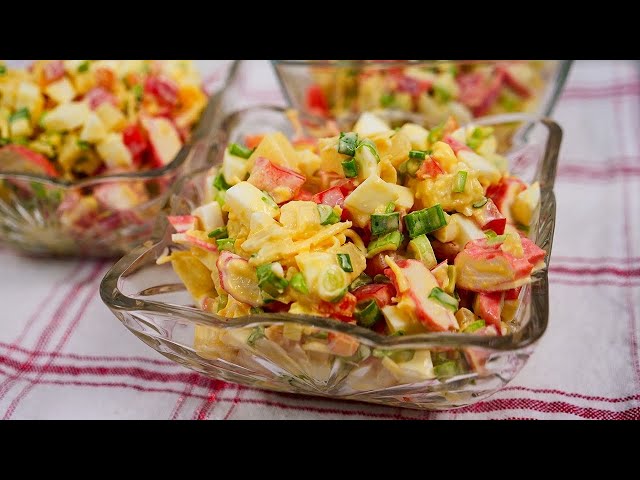 Салат, от которого невозможно оторваться! Просто и вкусно