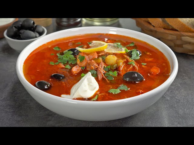 Вкусный суп солянка по-ленинградски. Это блюдо вы приготовите еще не раз! Рецепт от Всегда Вкусно