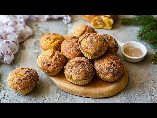 Тыквенные маффины с хрустящей корочкой