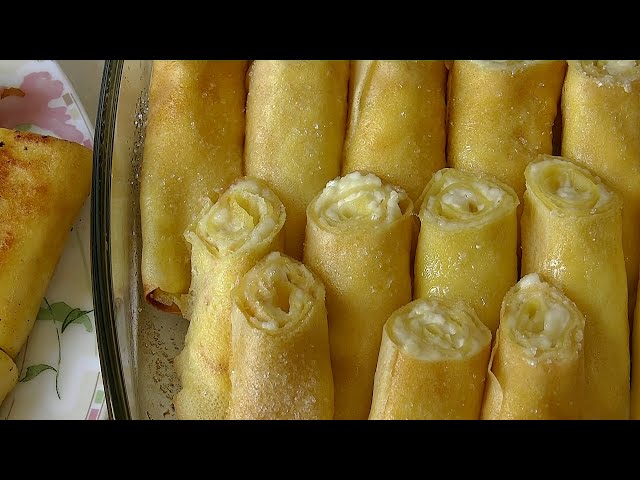 Налисники с творогом 2 способа