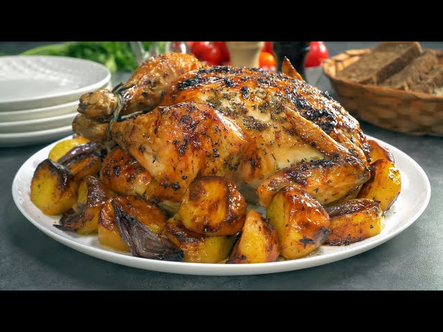 Супер сочная и вкусная! Курица с картошкой в духовке. Рецепт от Всегда Вкусно