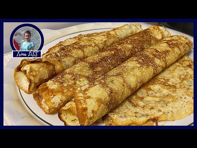Если надоели обычные, приготовьте сырные блинчики. Вкусный и простой рецепт на молоке