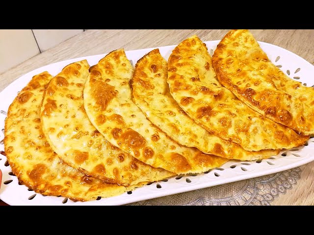 Чебуреки без масла и без замеса теста