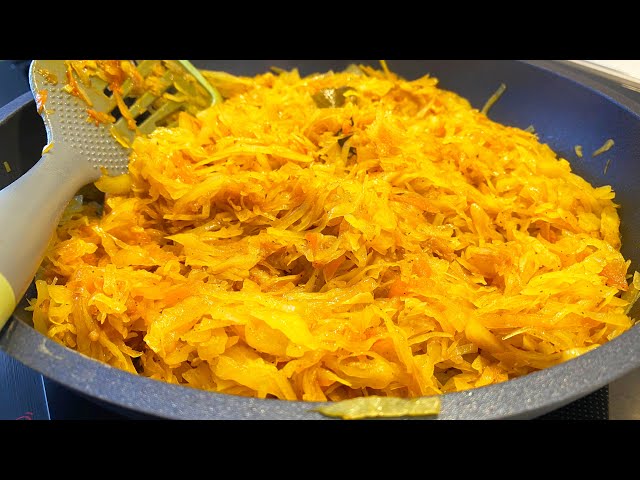 Тушёная капуста! Шикарный гарнир или начинка к пирогам, готовит украинка