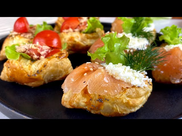 Гости расхватают все за минуту! Изумительно вкусные и красивые! Закуска Лодочки
