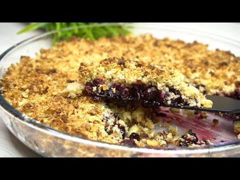 Уже все ягоды так съели и все равно не надоедает! Вкуснятина из замороженных ягод. Крамбл