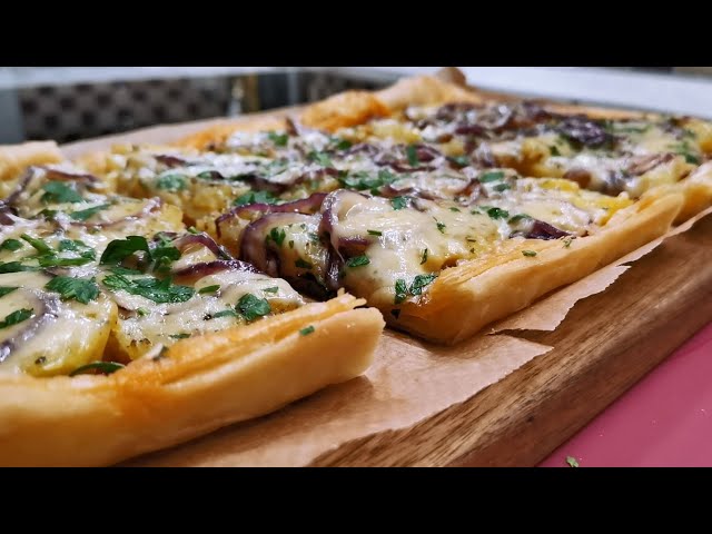 Пицца-пирог с картошкой 