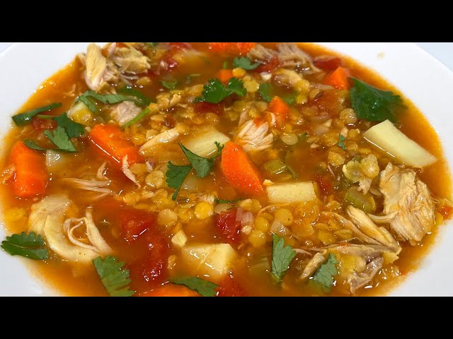 Самый вкусный чечевичный суп, который вы приготовите еще не раз. Вкусно и сытно
