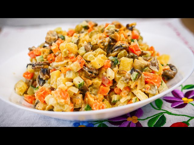 Потрясающе вкусный салат Идеал. Все в шоке как вкусно и просто да ещё и постный