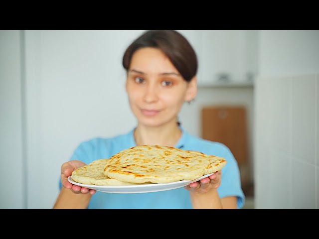 Вода и мука – вкусные лепешки, лаваш вместо хлеба. Пышный лаваш на сковороде. Без духовки