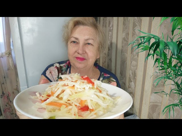 Продолжение о маринованной капусте. Получилась бомбезно вкусная закуска