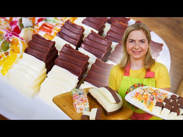 Самые вкусные десерты без выпечки и грамма муки из моего детства! Битое стекло и Птичье молоко 